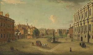 Vier Ansichten von London: Der Privy Garden, Whitehall