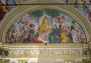 Der Spiegelsaal, Apollo und die Musen