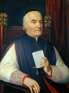 Porträt von Monsignore Ferdinando Baldanzi, Erzbischof von Siena von Antonio Marini