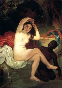 Badende Bathseba von Antonio Molinari