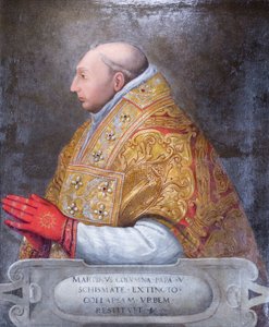 Porträt von Papst Martin V. Colonna