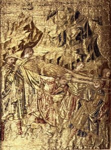 Die Überführung des Leichnams von Johannes dem Täufer, Wandteppich mit Szenen aus dem Leben des Heiligen von Antonio Pollaiuolo