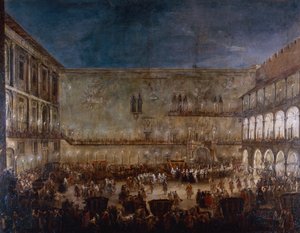 Ankunft der Prinzessin Amalie von Sachsen in Padua