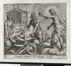 Apollo in der Schmiede des Vulkan