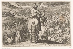 Die Niederlage der Äthiopier (Profligat Aethiopas, Alttestamentliche Kampfszenen)