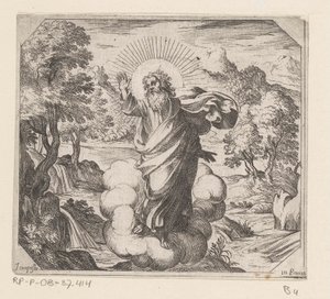 Gott erschafft Pflanzen und Bäume