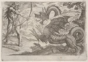Herkules und die Schlange Ladon, 1608