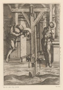 Kreuzigung Martyrien christlicher Märtyrer (Serientitel) Varia tormentorum et supplicioru crudelium (...) (Serientitel)
