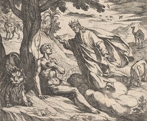Tafel 2: Die Erschaffung des Menschen Hominis creatio, aus Ovids 