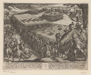 Römer bei Rhein besiegt von Antonio Tempesta