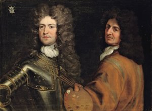 Doppelporträt des Künstlers mit Brigadegeneral Robert Killigrew von Antonio Verrio