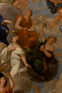 Frieden, Klugheit und Mäßigung (Detail aus dem Zeichensaal der Königin)