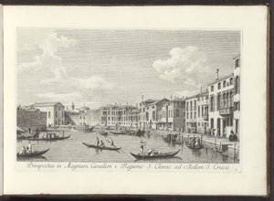 Ansicht des Canal Grande in Venedig von Antonio Visentini