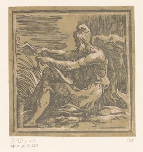 Mann mit Laute von Antonio da Trento