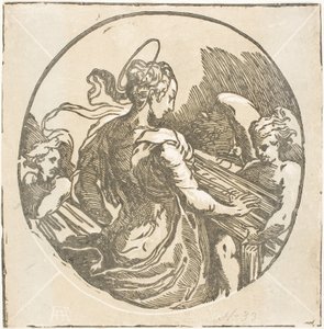 Heilige Cäcilia von Antonio da Trento