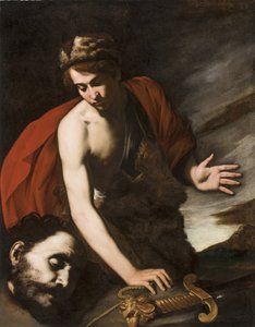 David mit dem Kopf von Goliath, ca. 1642-43 von Antonio de Bellis