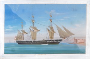 Segelunterstütztes Dampfschiff HMS 