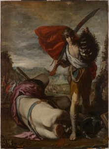 David mit dem Kopf von Goliath von Antonio del Castillo y Saavedra