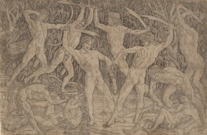 Schlacht der nackten Männer, ca. 1470-90