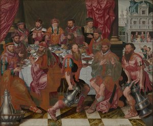 Bankett der Ratsmitglieder des Rathauses von Antoon Claeissens