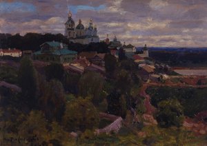 Kathedrale in Vyatka, 1916 von Apollinari Mikhailovich Vasnetsov