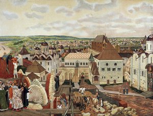 Im Moskauer Kreml, Ende des 19. - Anfang des 20. Jahrhunderts von Appolinari Mikhaylovich Vasnetsov