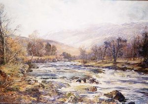 O Fluss des Wintersonnenscheins, Schottland