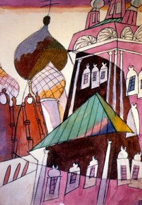 Nowodewitschi-Kloster, auch bekannt als Bogoroditse-Smolensky-Kloster von Aristarkh Vasilievic Lentulov