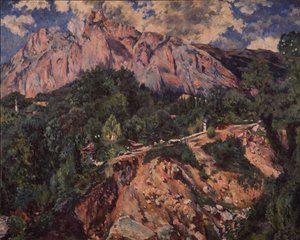 Der Ai-Petri-Berg, 1926 von Aristarkh Vasilyevich Lentulov