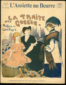 Titelblatt von The Butter Plate, Nummer 306, Satirisch in Farben