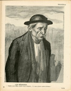 Die Butterplatte, Nummer 260, Satirisch in Farben von Aristide Delannoy