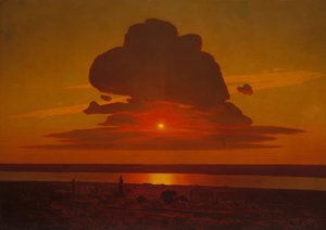 Roter Sonnenuntergang am Dnjepr, 1905-8