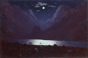 Die Darial-Schlucht von Arkhip Ivanovich Kuindzhi
