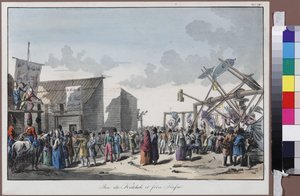 Schaukel auf einem russischen Jahrmarkt von Houbigant, Armand-Gustave