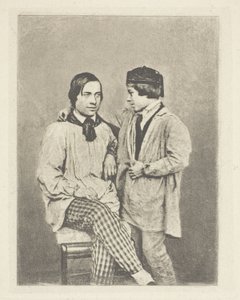 Bauernvater und sein Sohn