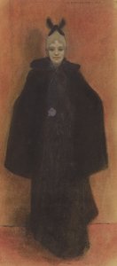 Elegante stehend, 1893 von Armand Rassenfosse