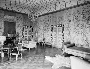 Ein großer Raum in der Villa Madama, Rom von Armando Bruni