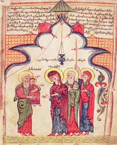 Darstellung im Tempel aus einem Evangelium, ca. 1200 von Armenian School
