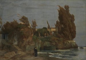Villa am Meer II von Arnold Böcklin