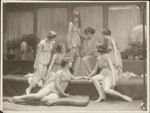 Isadora Duncan und Gruppe von Arnold Genthe