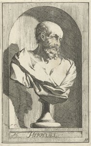 Büste von Heraklit von Arnold Houbraken