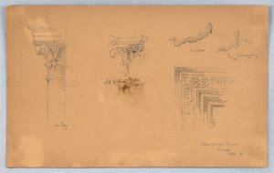 Architektonische Details in Venedig von Arnold William Brunner