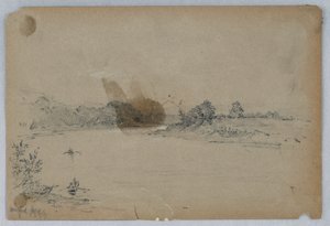 Fluss bei Milford von Arnold William Brunner