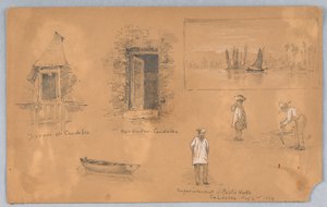 Skizzen in Canebec von Arnold William Brunner