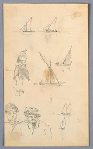 Skizzen in Neapel von Arnold William Brunner