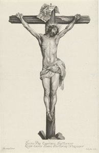 Christus am Kreuz von Arnold de Jode