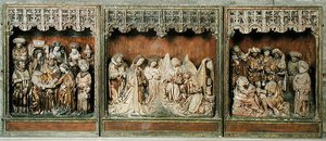 Altarbild, aus Kalkar, Niederrhein, ca. 1483 von Arnt von Zwolle