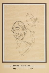 Bettler (Bleistift auf Papier) von Aroldo Bonzagni