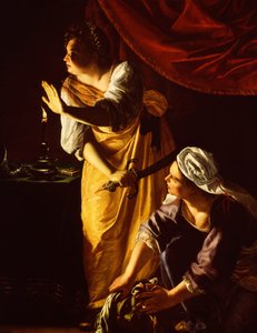 Judith und ihre Magd mit dem Kopf des Holofernes von Artemisia Gentileschi
