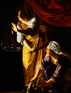 Judith und ihre Magd von Artemisia Gentileschi